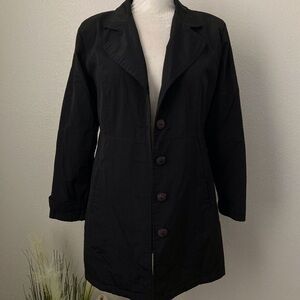 Static Black Coat | Size M